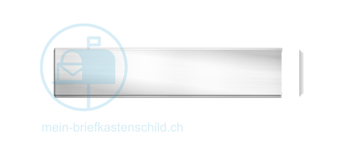 Klingelschild Sonnex 61 x 14 Alu